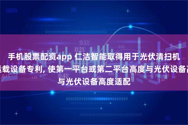 手机股票配资app 仁洁智能取得用于光伏清扫机器人的运载设备专利, 使第一平台或第二平台高度与光伏设备高度适配